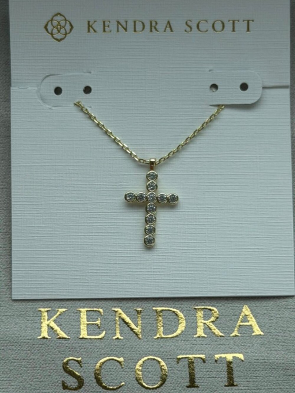 Kendra Scot Cross Pendant Necklace